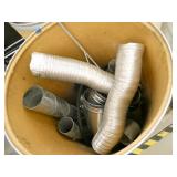 Pallet of duct and acrylic container