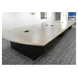 HUGE conference table 20ft long x 5 ft wide at one end and 8 ft at the opposite