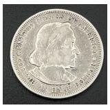 1893 Columbian Exposition Half Dollar (90% Silver) - The First Commemorative Coin Produced by the U.S. Government