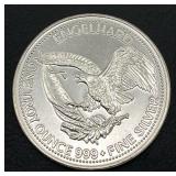 1985 Engelhard American Prospector 1 oz. Silver Round (.999 Fine Silver)
