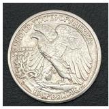 1943-D Walking Liberty Half Dollar (90% Silver)