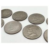 Lot of 8 United States Eisenhower Bicentennial Dollars