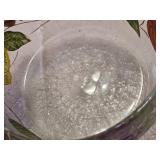 Hand-painted Romanian Lead Crystal Bowl by Fifth Avenue Crystal