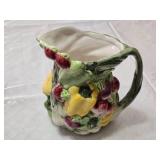 Sheng Peng Ceramic Bowl and Pitcher Set with Fruit Motif