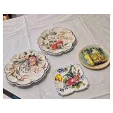 Decorative Ceramic Plates from Italy