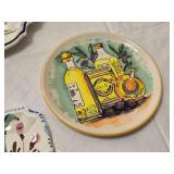 Decorative Ceramic Plates from Italy