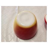 Ceramic Apple-Shaped Canister with Lid - 3.5" Tall