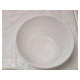 Lot of 5 White Milk Glass Bowls