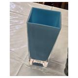 Sullivan Vase and Blue Glass Vase