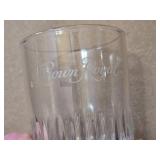 Grain Belt and Pabst Blue Ribbon Beer Glasses and Crown Royal Tumblers