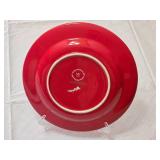 The Original Red Plate by Waechtersbach Germany