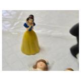 Wedding and Princess Cake Toppers including Snow White, Bride and Groom, and Two Choir Kids
