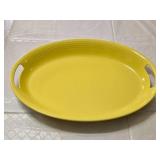 Fiesta 19.5" Yellow Oval Serving Platter