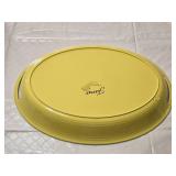 Fiesta 19.5" Yellow Oval Serving Platter
