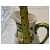 Lefton Decorative Pitcher with Floral Design 5404