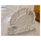 Crystal Home Decor Items including Bavarian Crystal Candle Holder, Princess House Lead Crystal Dish, and Various Glassware