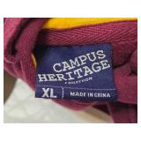 Minnesota Golden Gophers Hoodie and Hat Lot including Les Schwab Pom Beanie, Winchester Cap, and Mustang Logo Beanie