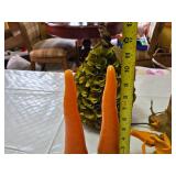 Assorted Home Decor Items including Bath & Body Works Squirrel Figurine, Gnome Candles and Audubon American Goldfinch Plush
