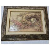 Decorative Arts 20x16 Inch Framed Floral Painting 16x20.5