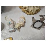 Precious Moments Graduation Figurine, Angel Playing Violin Statue, Snowman Figurine, and More