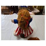 Patriotic Cabbage Patch Doll, Small Dolls and Overalls