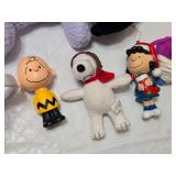 Peanuts Character Toys and Mug Set featuring Snoopy, Charlie Brown, and Woodstock