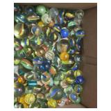 Lot of Colorful Glass Marbles