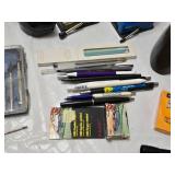 Office supplies including Bostitch Air Pencil Sharpener, Scotch Tape Dispenser, and More