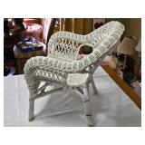 Antique White Wicker Child