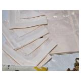 Set of Vintage and Embroidered Table Linens and Napkins