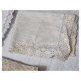 Set of Vintage and Embroidered Table Linens and Napkins