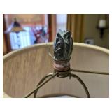 Decorative Table Lamp with Beige Pleated Shade - 26.5"