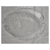 Fish Shaped Glass Platter