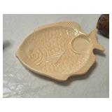 Fish-Shaped Plates, Salt & Pepper Shakers