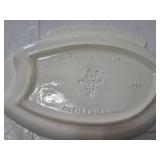Ceramic and Glass Fish-Shaped Serving Platters, including Gibson and Seafood Bake