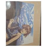 Framed Artwork by D McDaniel 1976 titled "Risa" and Numbered 14/20 - 22x29.5