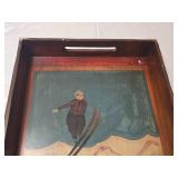 Vintage Chamonix-Mont Blanc Decorative Tray