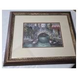 Framed Artwork with Nautical Theme 18x21.5