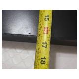 Black Wooden Display Shelf Unit for Collectibles and Miniatures 14.5x16.5