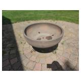 Plastic Fountain Basin about 32" across