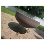 Plastic Fountain Basin about 32" across