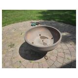 Plastic Fountain Basin about 32" across