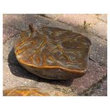 Decorative Frog, Turtle, and Leaf Accents