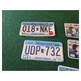 Lot of Minnesota License Plates
