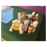 Rust-Oleum Spray Paint and Supplies Including Paint Thinner and Clear Wood Finish