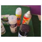 Rust-Oleum Spray Paint and Supplies Including Paint Thinner and Clear Wood Finish