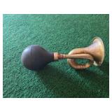 Vintage Brass Bulb Horn with Rubber Bulb