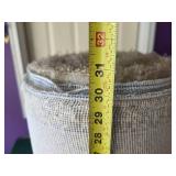 Roll of Tan Patterned Carpet 30" x 20