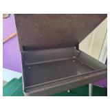 Vintage Metal School Desk with Lift-Top