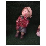 Set of 3 Winter Holiday Figurines